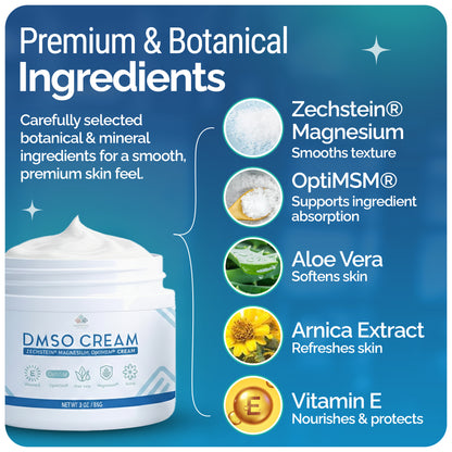 DMSO Cream 99.9% Pure | Non-Greasy Skin Conditioning